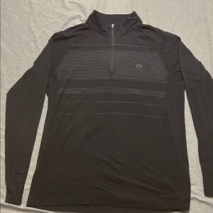 Travis Mathew Black Quarter Zip
